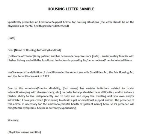 emotional support animal letter template