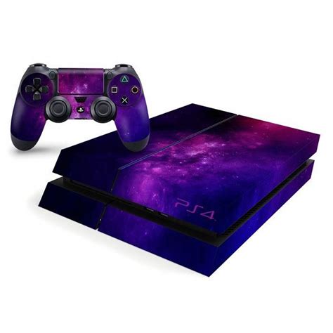 ps console skin purple galaxy nebula playstation  console ps console playstation