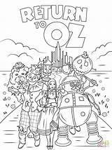 Wizard Oz Coloring Emerald Pages City Fresh Getcolorings Colo sketch template