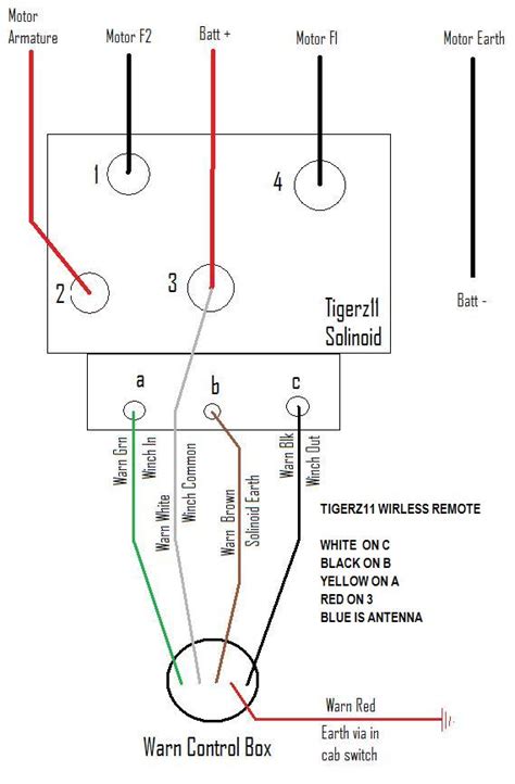 warn winch relay wiring diagram