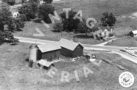 vintage aerial wisconsin walworth county   cwa