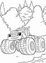 Coloring Crusher Blaze Monster Machines Running Pages Printable Book Print Info Coloriage Description Kids Game sketch template