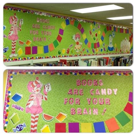 library candyland candy land bulletin board    life size candy
