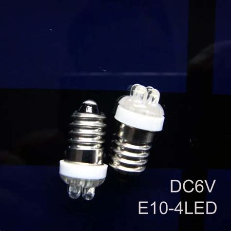 High Quality E10 6v Led Bulbs Led E10 6 3v Dashboard Warning Indicator