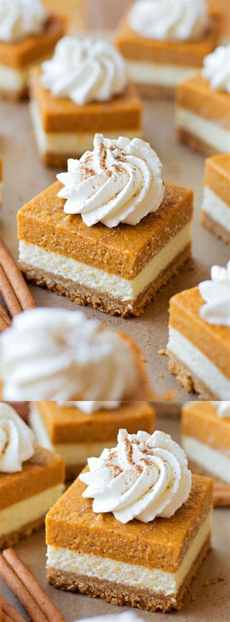 Layered Pumpkin Pie Cheesecake Bars The Best Blog Recipes