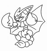 Coloring Pages Pokemon Gliscor Sinnoh Color Rayquaza Creativity Recognition Develop Ages Base Skills Focus Motor Way Fun Kids sketch template