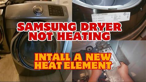 fix samsung electric dryer  heating  works  heat model dvhepa
