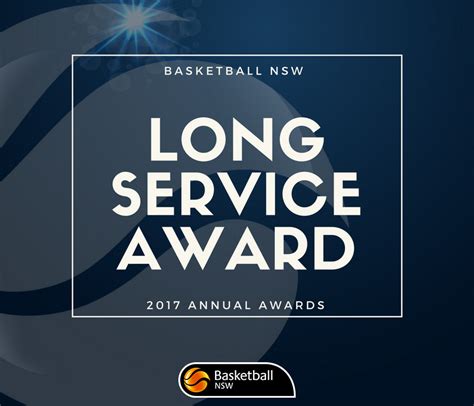 bnsw annual awards long service award basketball  south wales