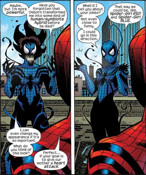 spider who part 148 spider girl blue aka mayhem aka