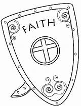 Shield Faith sketch template