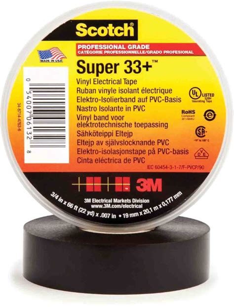 scotch super  black pvc electrical tape mm   rs components indonesia