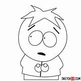 Butters South Park Stotch Draw Step Sketchok Characters Cartoon sketch template