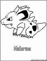 Coloring Pokemon Pages Poison Nidorina Arbok Colouring sketch template