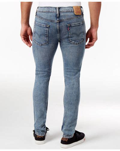 levi s denim ® men s 519 extreme skinny fit jeans in blue for men lyst