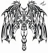 Devil Tattoo Wings Drawing Tribal Deviantart Demons Angel Gargoyle Designs Wing Stencils Angels Heart Stencil Lack Wonderful Style Tattoos Getdrawings sketch template