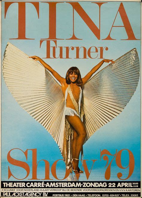 1979 Tina Turner Concert Poster Amsterdam Concertposters Tina