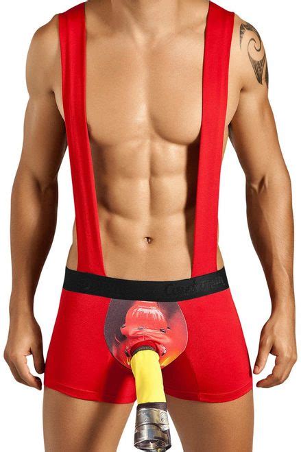 heavy hose fireman costume sexy men s firefighter boxers 3wishes