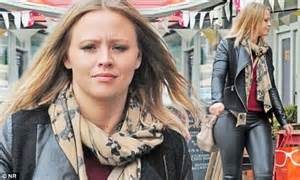 kimberley walsh commits fashion faux pas in tight leather trousers