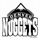 Coloring Nuggets Denver Pages Nba Basketball Colormegood Sports sketch template