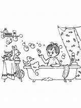 Hygiene Coloring Pages Printable sketch template