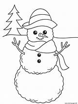 Coloring Snowman Pages Christmas Winter Printable Sketch Print Smiling Drawing Bbd7 Kids Toddlers Snow Special Color Sheets Cute Drawings Book sketch template