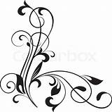 Scroll Decorative Corner Vector Clipart Pattern Floral Flourish Borders Branch Clip Clipartmag Vectors Scrolly Lions Club Logo Silhouette sketch template