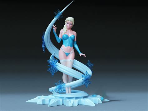 Ice Princess Pinup Statue Kit By Sexy Etsy
