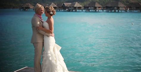 Jamie And Leryn Richaud Same Sex Couple Wed In Bora Bora Inspire