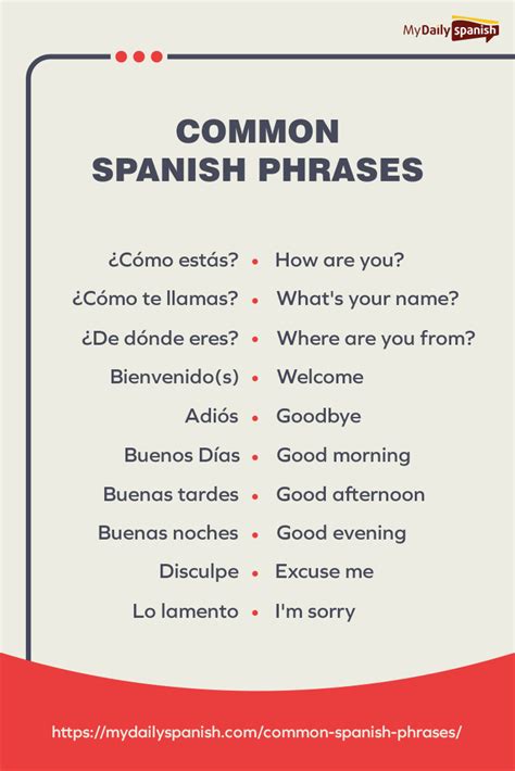 essential spanish phrases  master