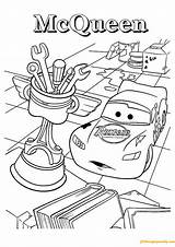 Lightning Cars Mcqueen Pages Coloring Surprised Color Print sketch template