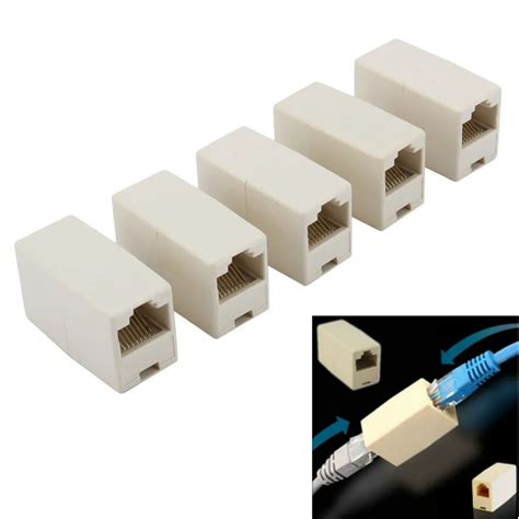 pcslot high quality newtwork ethernet lan cable joiner coupler connector rj cat