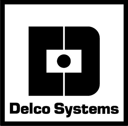 delco systems graphic logo decal customized