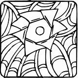 Geometric Coloring Pages Patterns Sheets Designs Printable Colouring sketch template