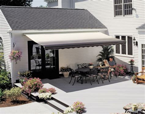 sunsetter motorized retractable awning outdoor awnings shade deck patio ebay