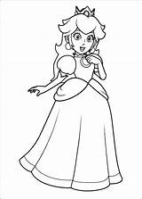 Mario Colorare Ausmalbilder Daisy Princesa Prinzessin Kolorowanki Principessa Drucken Cartonionline sketch template