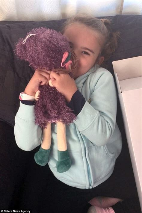 deaf nsw girl rceives doll who wears hearing aids daily mail online