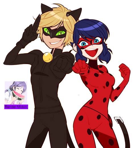 Render Ladybug And Chat Noir By Onoderakosaki02 On Deviantart