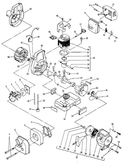 mcculloch trimmer parts diagram