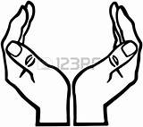 Hands Clasped Clipart Clipartmag sketch template