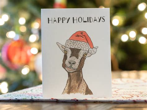 printable happy holidays card handmade weekly