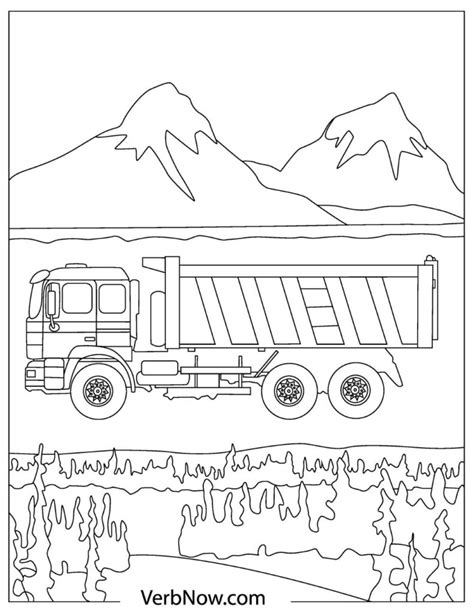 trucks coloring pages   printable  verbnow