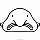 Blobfish Coloring Fish Pages Blob Template Printable Easy Sketch Ultracoloringpages Kids sketch template