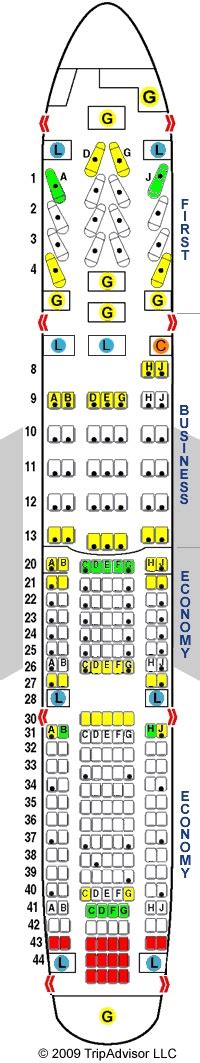 American Airlines Boeing 777 Seating Chart