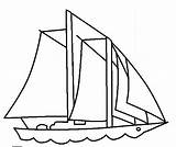 Barche Colorare sketch template