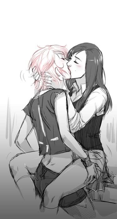 anime kissing lesbian vids hentai xxx videos