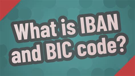 iban  bic code youtube