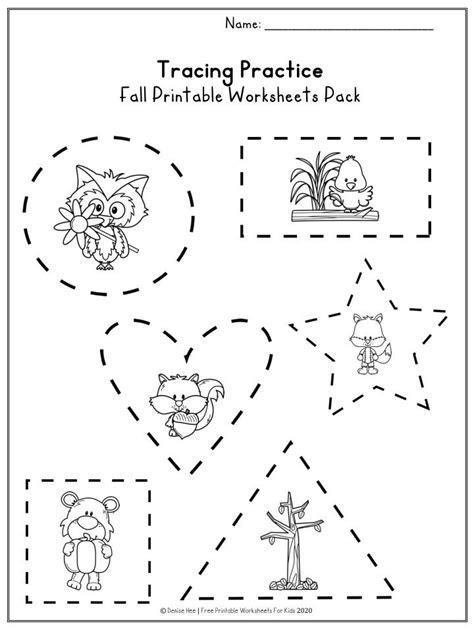 fall printable worksheets pack  printable worksheets  kids