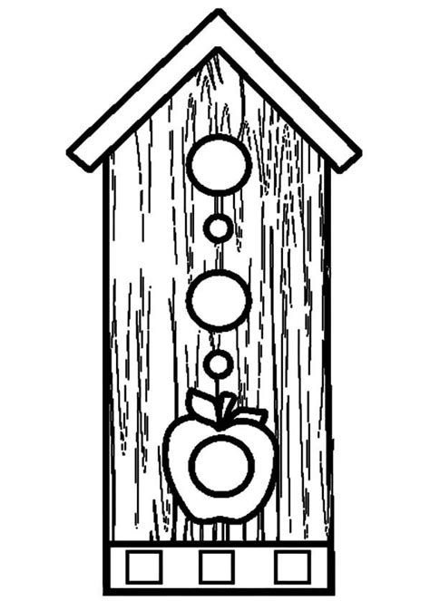 bird house   holes coloring pages  place  color