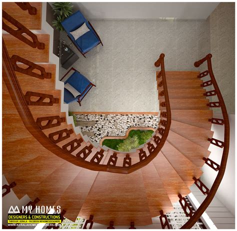 kerala style staircase design ideas  collection   homes