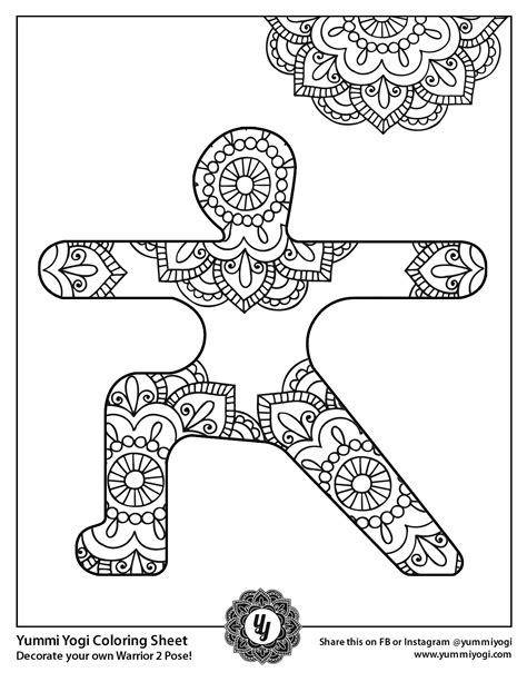 yoga coloring pages printable coloring pages  kids kids yoga